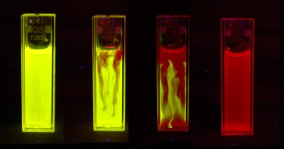 ein dimeres Thizol mit ausgeprägter Farbigkeit und Fluoreszenz