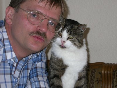 Bild mit Katze